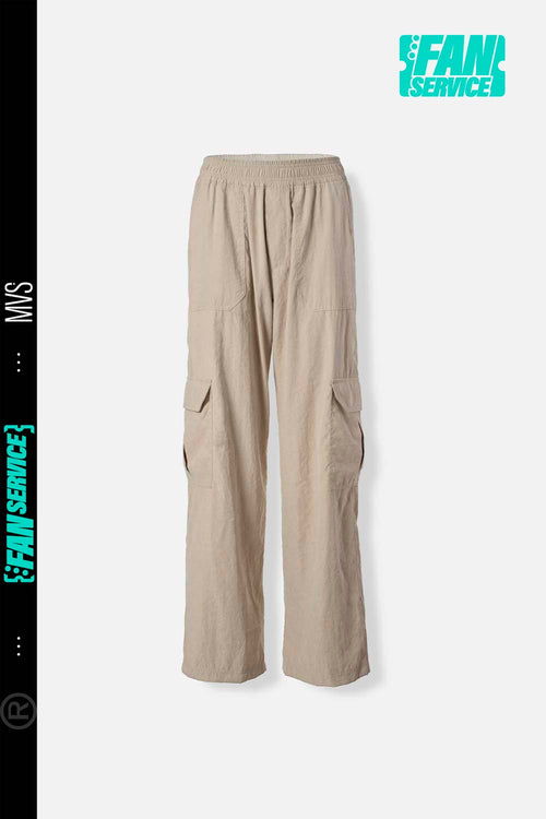 Card slide image -  PANTALÓN DE MOVIES TIPO CARGO COLOR ARENA PARA MUJER