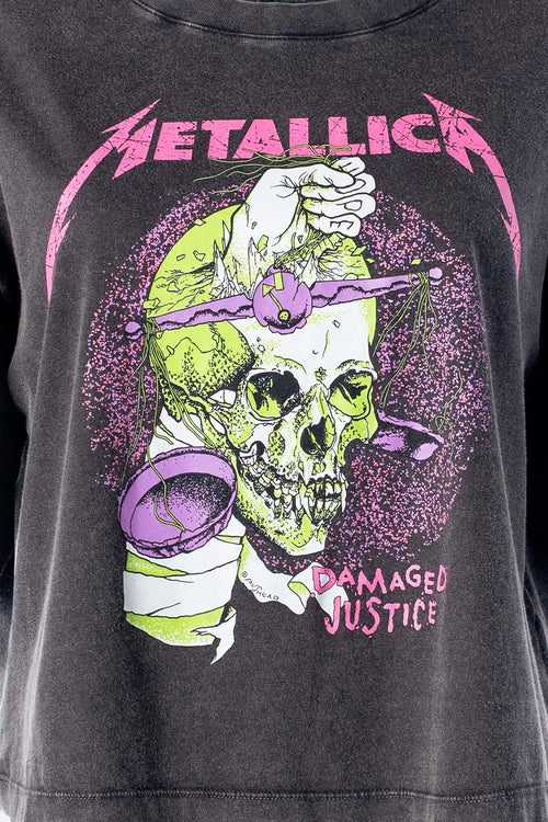 Card slide image -  CAMISETA DE METALLICA BOXY FIT PARA MUJER