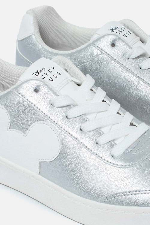 Card slide image -  TENIS DE MICKEY MOUSE PLATEADOS PARA MUJER