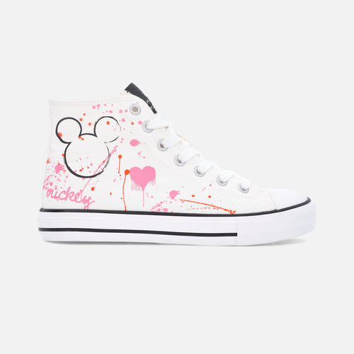 Card slide image -  TENIS DE MICKEY MOUSE BOTA BLANCO PARA MUJER