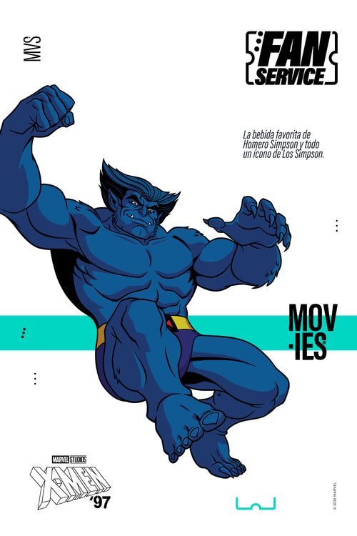Card slide image -  CAMISETA DE X-MEN MANGA CORTA BLANCA PARA HOMBRE
