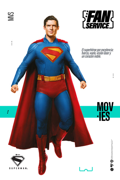 BUZO DE SUPERMAN AZUL Y ROJO CON CAPUCHA PARA HOMBRE