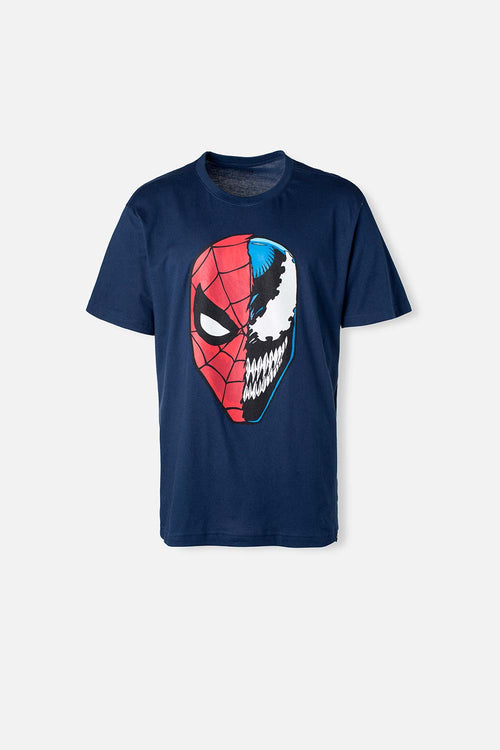 Card slide image -  CAMISETA DE SPIDERMAN MANGA CORTA AZUL PARA HOMBRE
