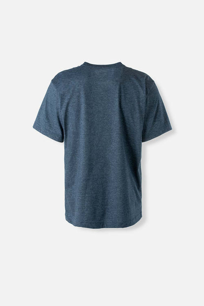  CAMISETA DE ACDC MANGA CORTA AZUL PARA HOMBRE
