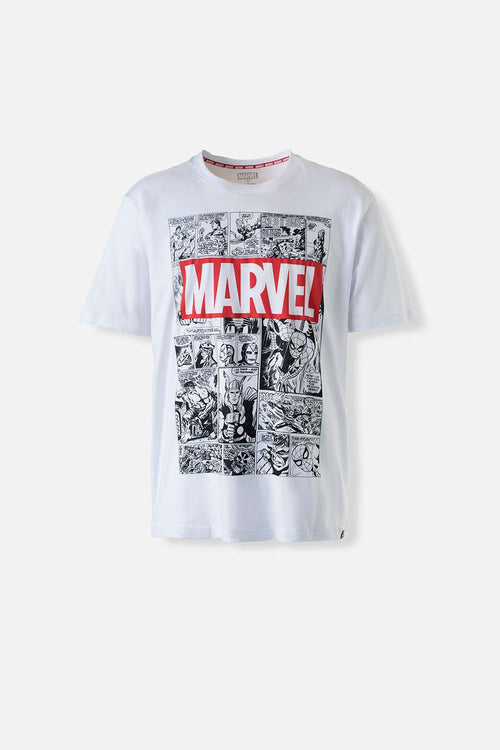 Card slide image -  CAMISETA DE MAVEL MANGA CORTA BLANCA PARA HOMBRE