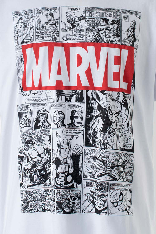 Card slide image -  CAMISETA DE MAVEL MANGA CORTA BLANCA PARA HOMBRE