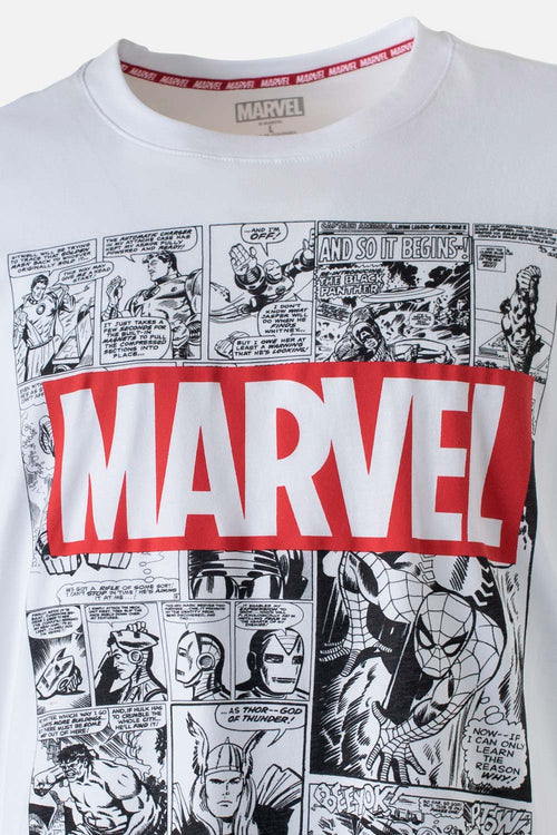 Card slide image -  CAMISETA DE MAVEL MANGA CORTA BLANCA PARA HOMBRE