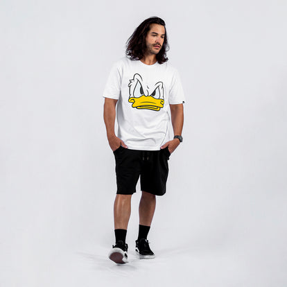  CAMISETA DE HOMBRE, MANGA CORTA REGULAR FIT BLANCA DE PATO DONALD ©DISNEY