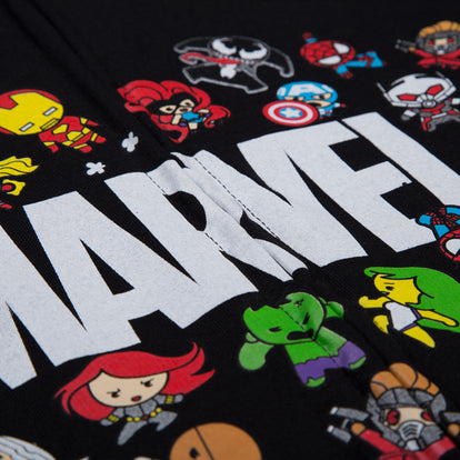  BUZO DE MARVEL CON CAPUCHA NEGRO PARA MUJER