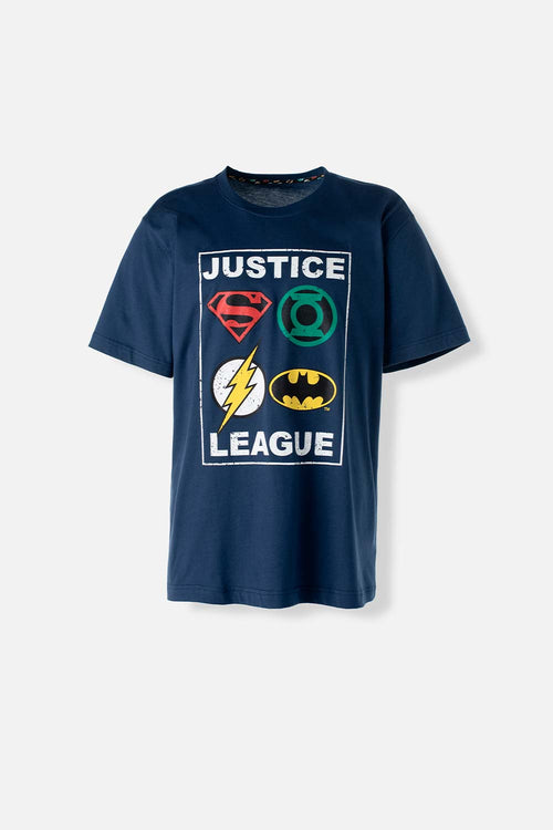 Card slide image -  CAMISETA DE LA LIGA DE LA JUSTICIA AZUL PARA HOMBRE