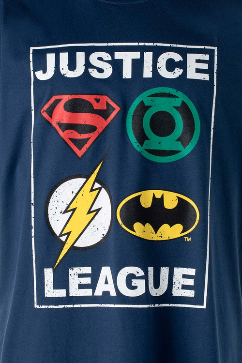 Card slide image -  CAMISETA DE LA LIGA DE LA JUSTICIA AZUL PARA HOMBRE