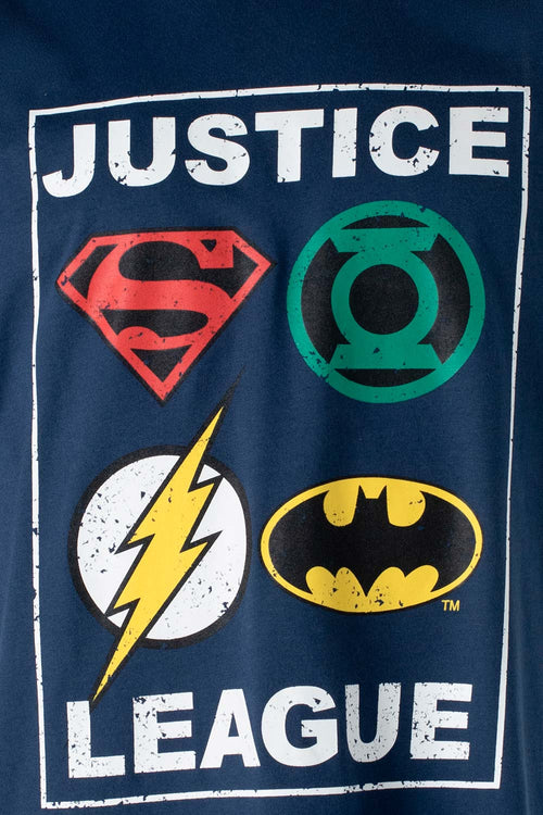 Card slide image -  CAMISETA DE LA LIGA DE LA JUSTICIA AZUL PARA HOMBRE