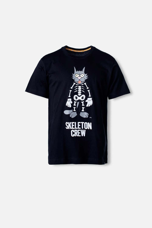 Card slide image -  CAMISETA DE LOS SIMPSONS MANGA CORTA NEGRA PARA HOMBRE