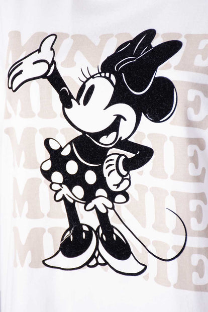  CAMISETA DE MINNIE MOUSE MANGA CORTA MAFIL PARA MUJER
