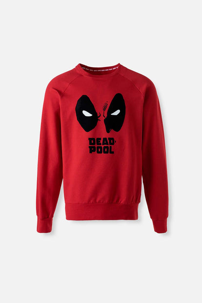  BUZO DE DEADPOOL CERRADO ROJO PARA HOMBRE