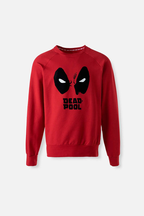 Card slide image -  BUZO DE DEADPOOL CERRADO ROJO PARA HOMBRE