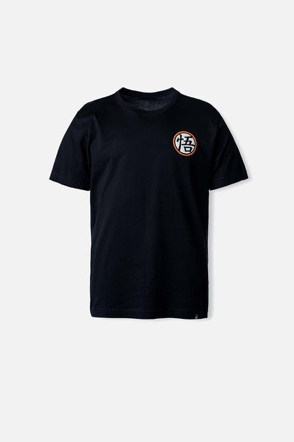  CAMISETA DE DRAGON BALL SUPER MANGA CORTA NEGRA PARA HOMBRE