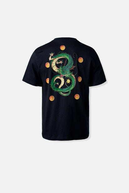  CAMISETA DE DRAGON BALL SUPER MANGA CORTA NEGRA PARA HOMBRE