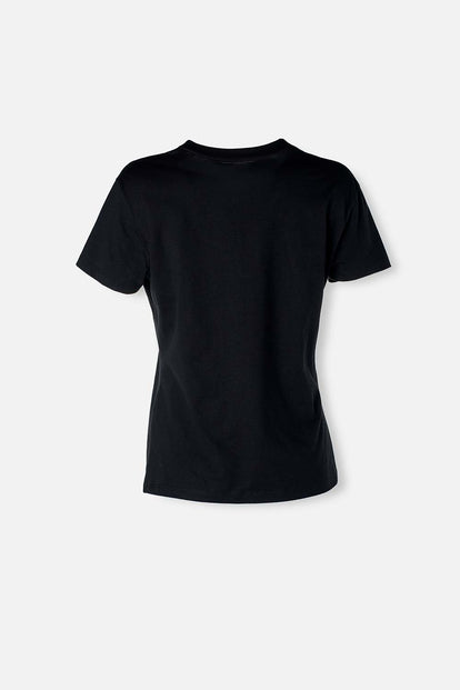  CAMISETA DE STAR WARS MANGA CORTA NEGRA PARA MUJER