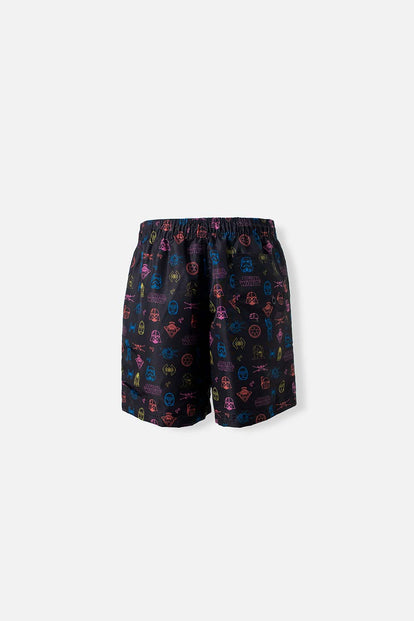  PANTALONETA DE BAÑO DE STAR WARS ESTAMPADA NEGRA PARA HOMBRE