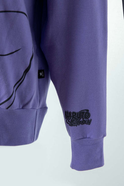  BUZO DE NARUTO LILA CERRADO PARA MUJER