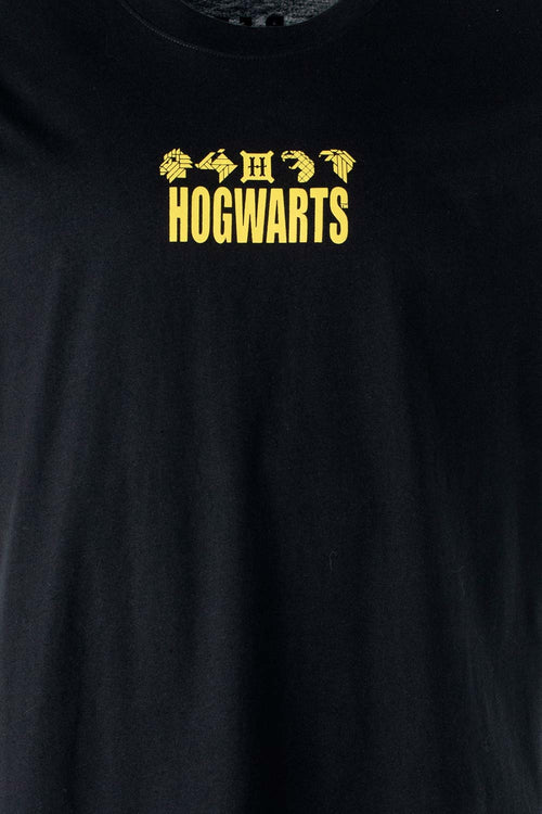 Card slide image -  CAMISETA DE HARRY POTTER NEGRA MANGA CORTA PARA HOMBRE