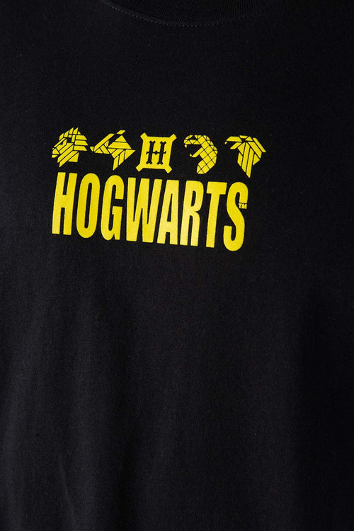 Card slide image -  CAMISETA DE HARRY POTTER NEGRA MANGA CORTA PARA HOMBRE