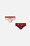 PACK X2 PANTIES DE HARRY POTTER VINOTINTO Y CAQUI PARA MUJER