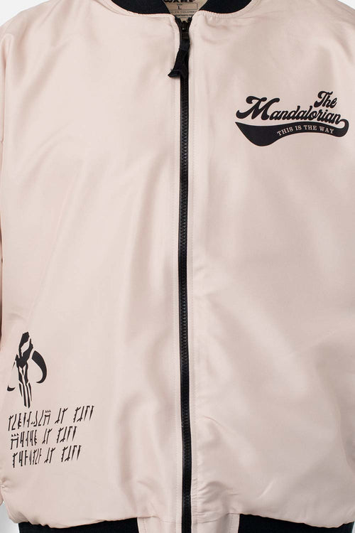Card slide image -  CHAQUETA DE MANDALORIAN CON CIERRE CAQUI PARA HOMBRE