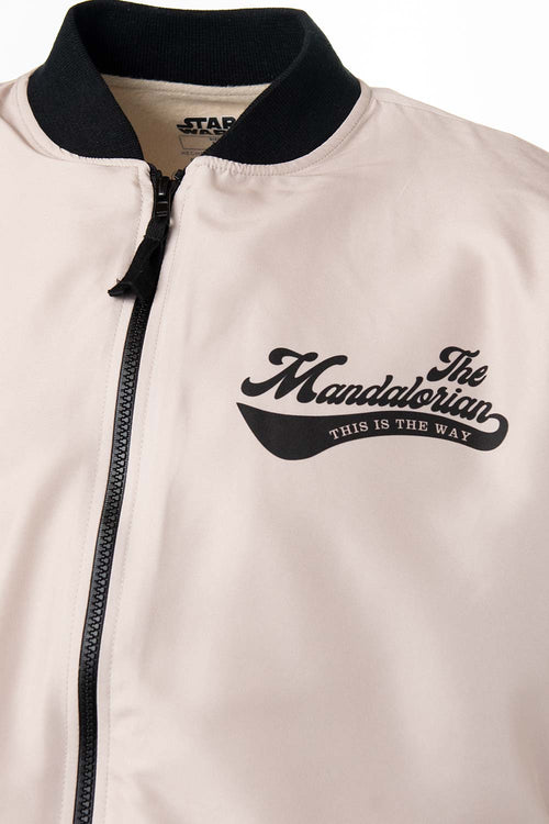 Card slide image -  CHAQUETA DE MANDALORIAN CON CIERRE CAQUI PARA HOMBRE