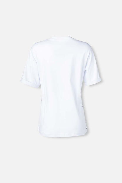  CAMISETA DE MAFALDA BLANCA MANGA CORTA PARA MUJER