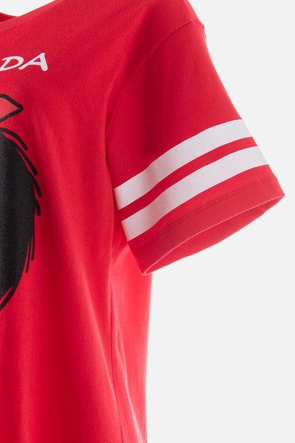  PIJAMA DE MAFALDA ROJA TIPO BATOLA PARA MUJER