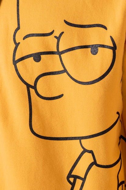 BUZO DE LOS SIMPSON CON CAPUCHA AMARILLO PARA HOMBRE