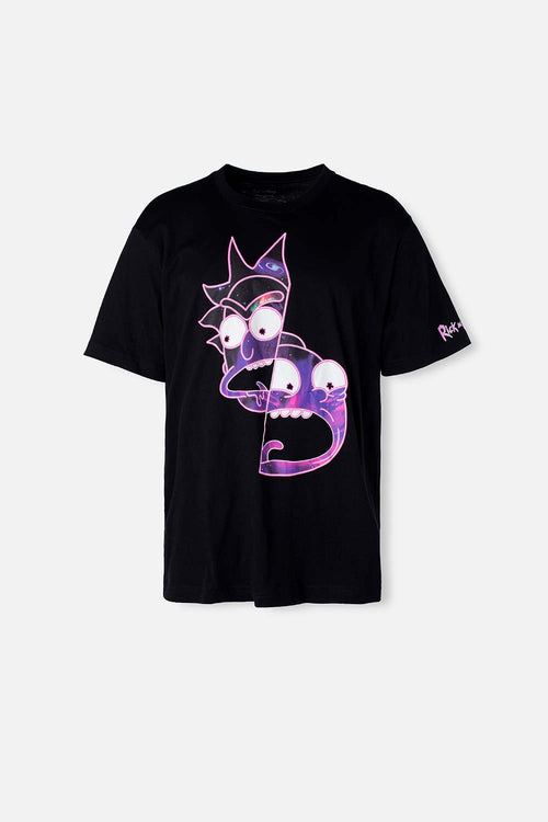 Card slide image -  CAMISETA DE RICK Y MORTY NEGRA ESTAMPADA PARA HOMBRE