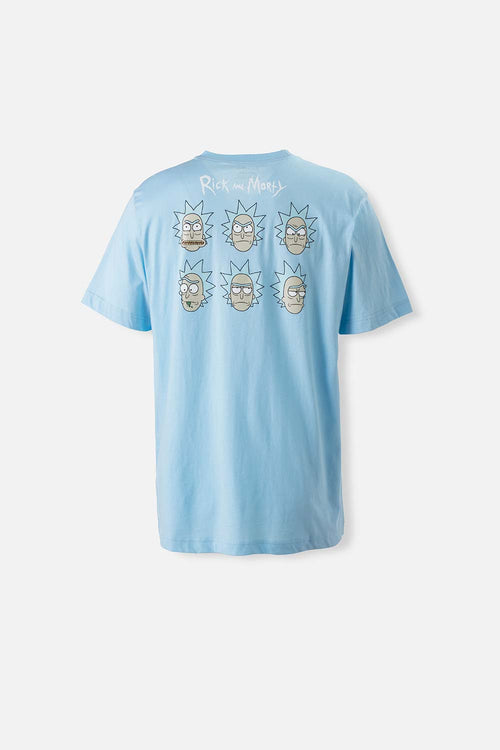 Card slide image -  CAMISETA DE RICK Y MORTY AZUL CLARO ESTAMPADA PARA HOMBRE