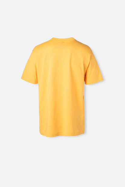  CAMISETA DE LOS SIMPSON AMARILLA CON ESTAMPADO FRONTAL PARA HOMBRE