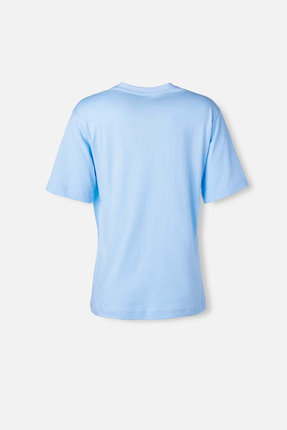 CAMISETA DE ONE PIECE AZUL CUELLO REDONDO PARA MUJER