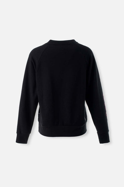  BUZO DE LOS LOONEY TUNES CERRADO NEGRO PARA MUJER