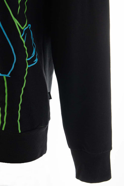  BUZO DE LOS LOONEY TUNES CERRADO NEGRO PARA MUJER
