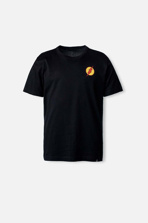 Card slide image -  CAMISETA DE FLASH NEGRA MANGA CORTA PARA HOMBRE