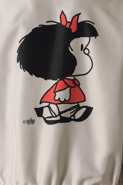  CHAQUETA DE MAFALDA CAQUI CON CAPUCHA PARA MUJER