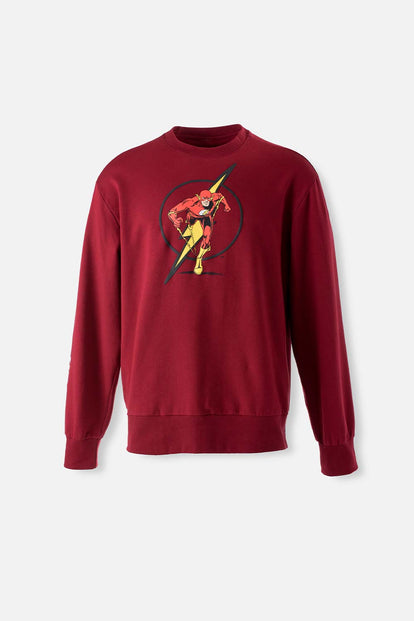  BUZO DE FLASH VINOTINTO CERRADO PARA HOMBRE