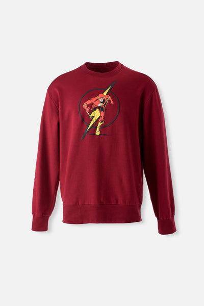 BUZO DE FLASH VINOTINTO CERRADO PARA HOMBRE – Movies Ecuador