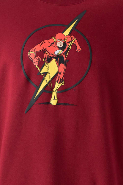 BUZO DE FLASH VINOTINTO CERRADO PARA HOMBRE