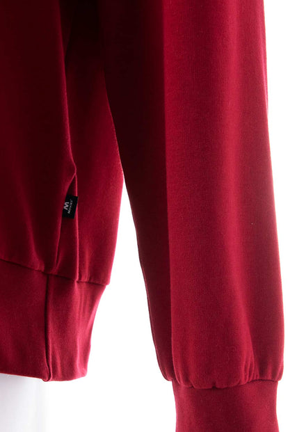  BUZO DE FLASH VINOTINTO CERRADO PARA HOMBRE