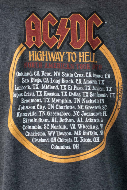  CAMISETA DE AC/DC REGULAR FIT PARA HOMBRE