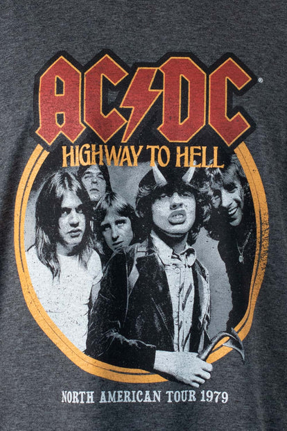  CAMISETA DE AC/DC REGULAR FIT PARA HOMBRE