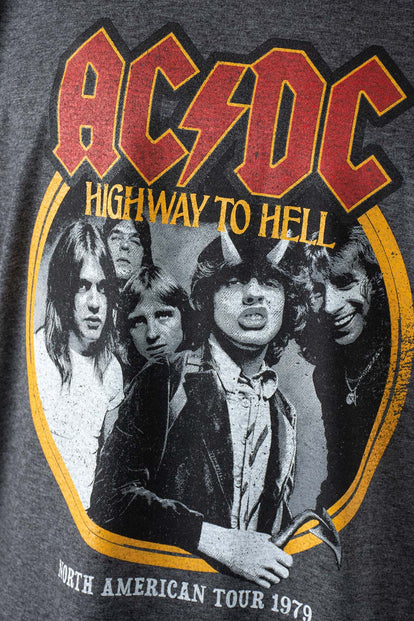  CAMISETA DE AC/DC REGULAR FIT PARA HOMBRE
