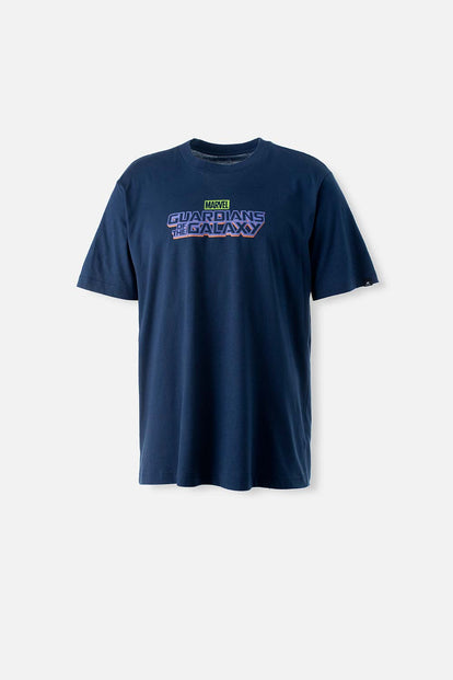  CAMISETA DE LOS GUARDIANES DE LA GALAXIA AZUL MANGA CORTA PARA HOMBRE