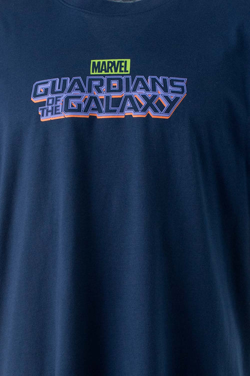 Card slide image -  CAMISETA DE LOS GUARDIANES DE LA GALAXIA AZUL MANGA CORTA PARA HOMBRE